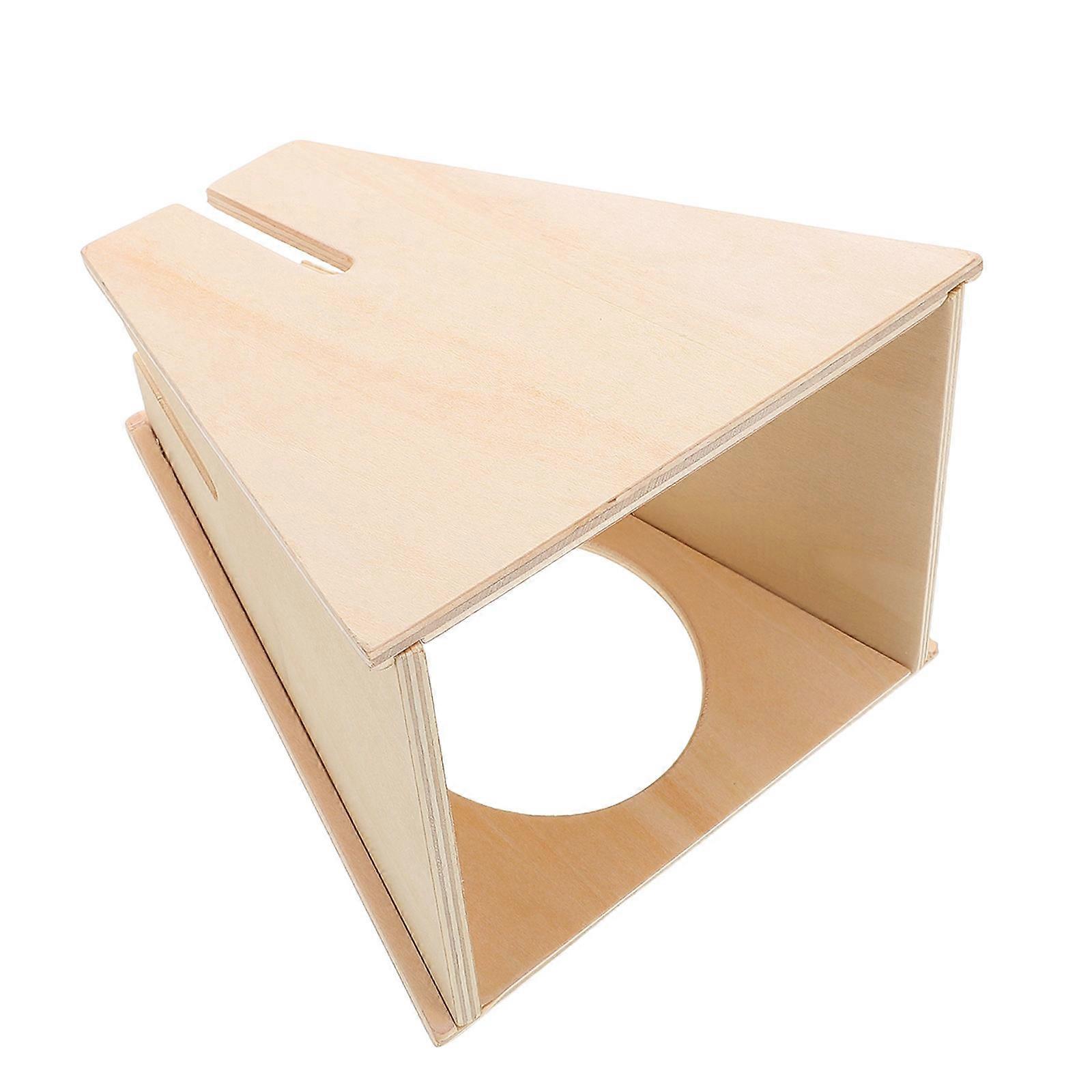 Here's a refined and professional product description for a **Hamster Water Bottle Stand / Wooden Water Rack Feeder**:
### ๐น Stylish Wooden