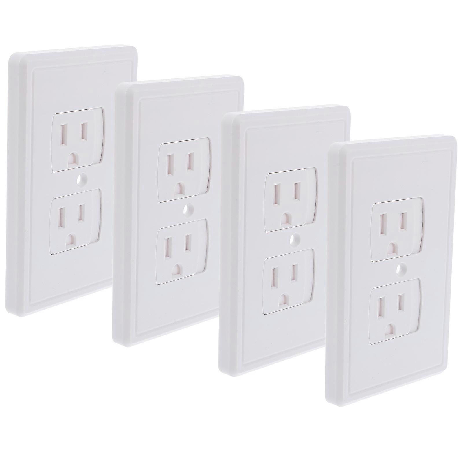 Wall Socket Plug Covers For Children And Pets With Electric Shock Protection 4Set