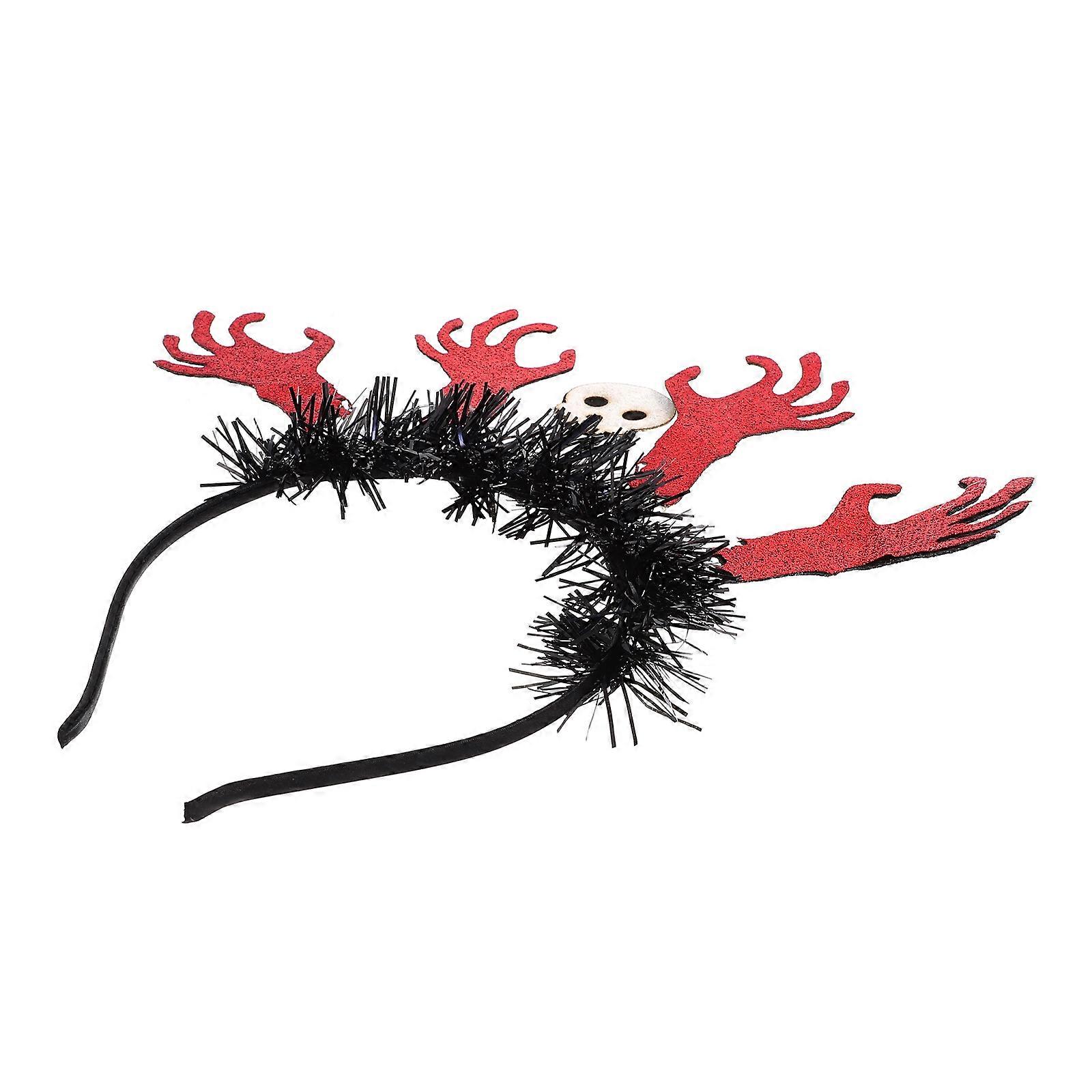 Spooky Headband Halloween Costume Headpiece For Halloween Masquerade 28.00X24.00X3.00Cm 1Pack