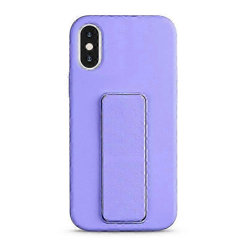 For iPhone XS Max Liquid Silicone Holder Phone Case