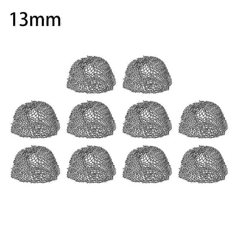 10pcs Tobacco Pipe Metal Screen Filter Steel Mesh Rimmed Dome Bong Shake