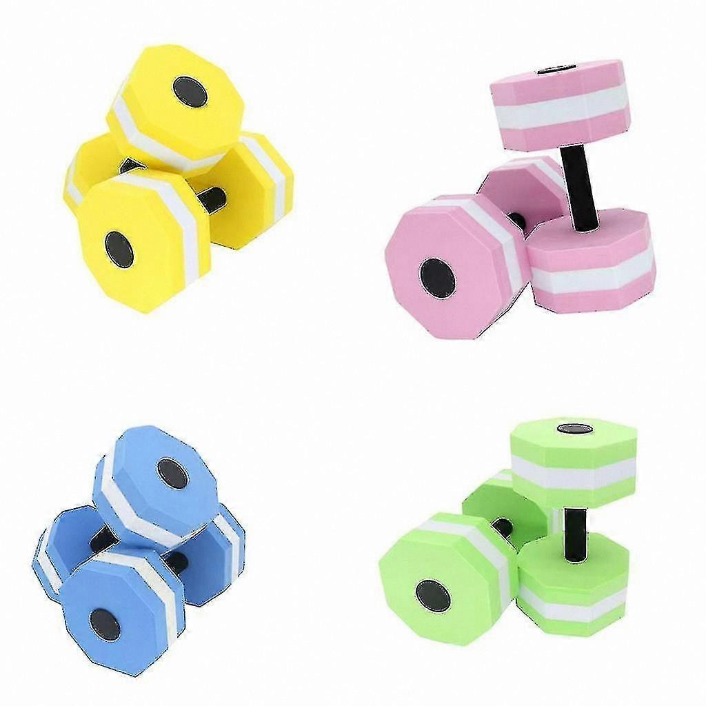 Floating Dumbbells for Water Aerobics and Fitness Workouts, Lightweight Barbell for Pool Exercises and Yoga Hydration Training