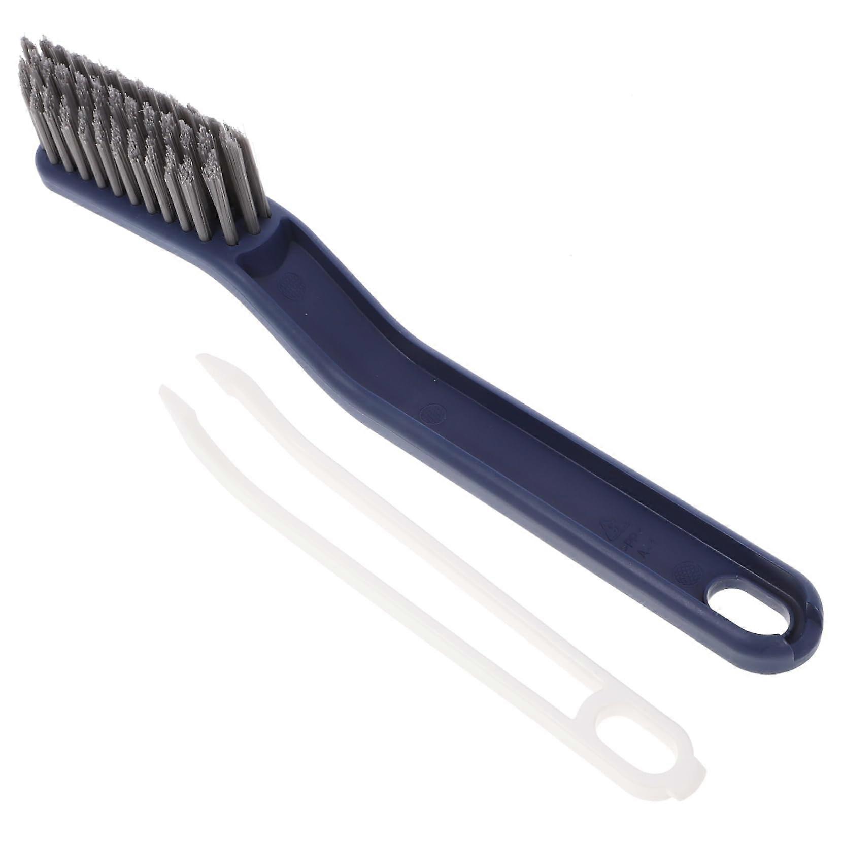 Multifunctional splitting brush with tweezers, hard bristle for bathroom and effective for hardtoreach areas, durable for daily use.