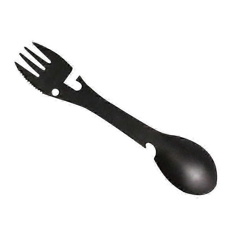 2025 Latest Model 5 in 1 Portable Multi-Function Spoon Fork Bottle Opener Sawtooth Cutter for