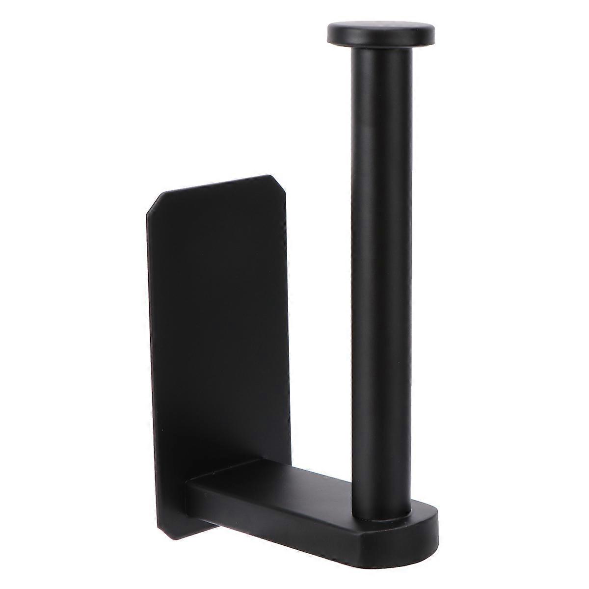 Here's a polished and professional product description based on your input:
**Stainless Steel Roll Paper Shelf with Adhesive – No Drill Tissue