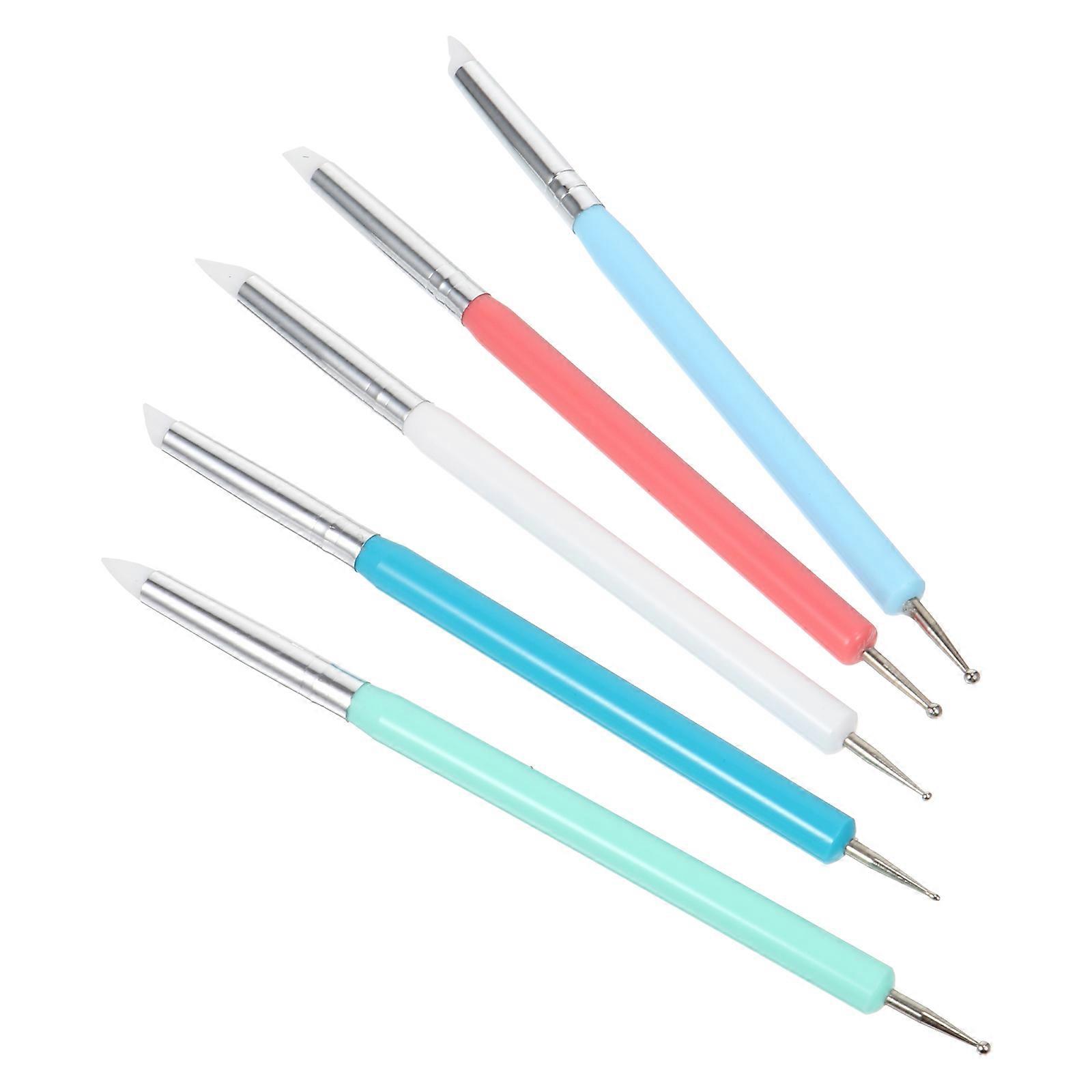 Professional Clay Tools with Silicone Dotting Pens for Nail Art