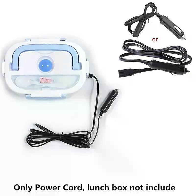 220V 12V Electric Lunch Box Power Cord, Electric Car Heated Lunchbox EU US Power Plug Cord Adapter (Except Lunch Box)