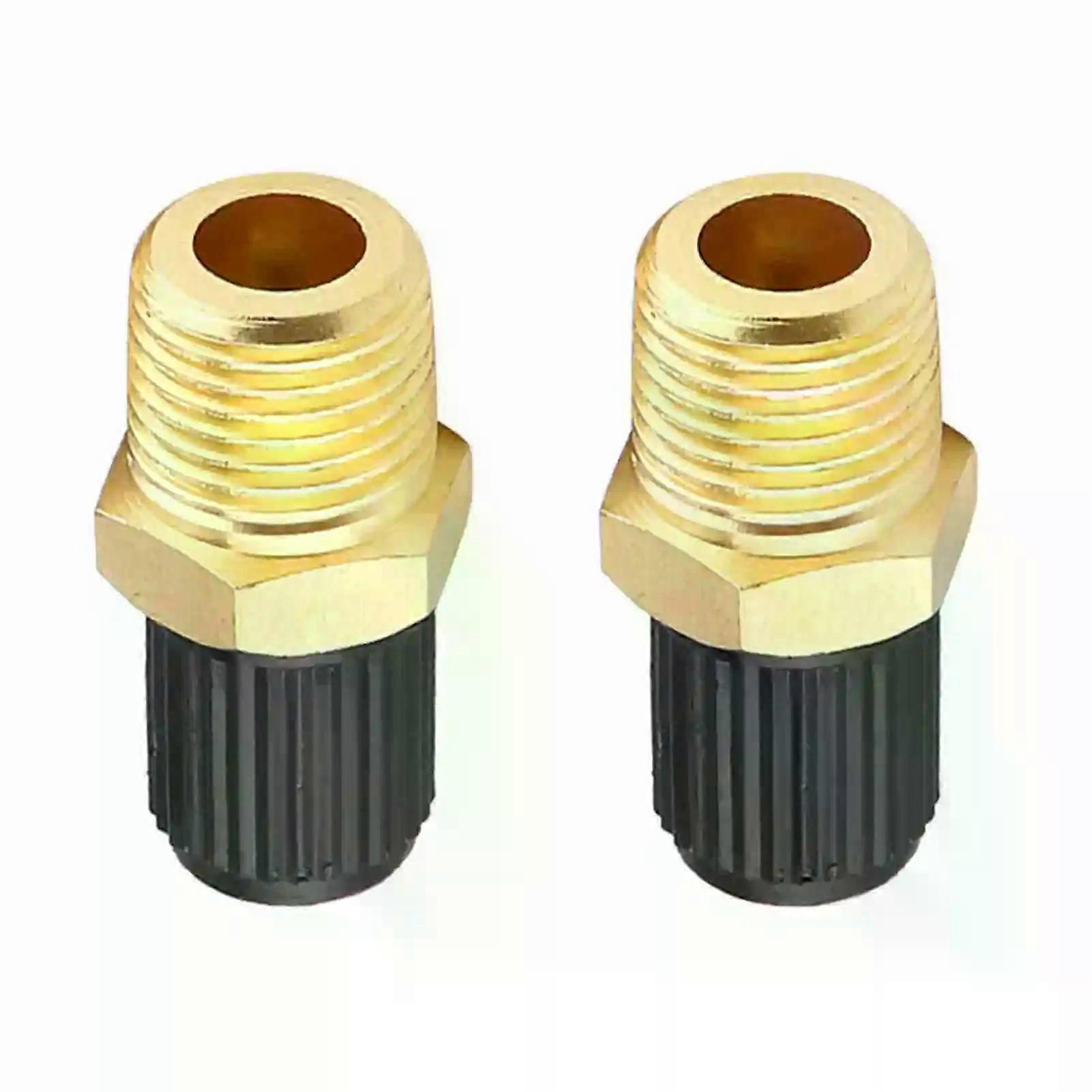 2Pcs 1/8 NPT MPT Brass Air Compressor Tank Fill Valve