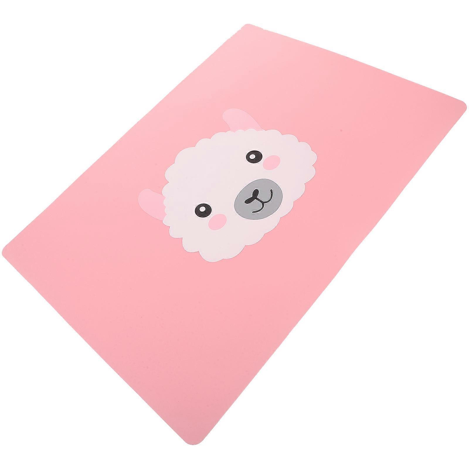 Rectangular Silicone Place Mat For Children Home Use Heat Resistance 40X30X0.5CM 1Pack