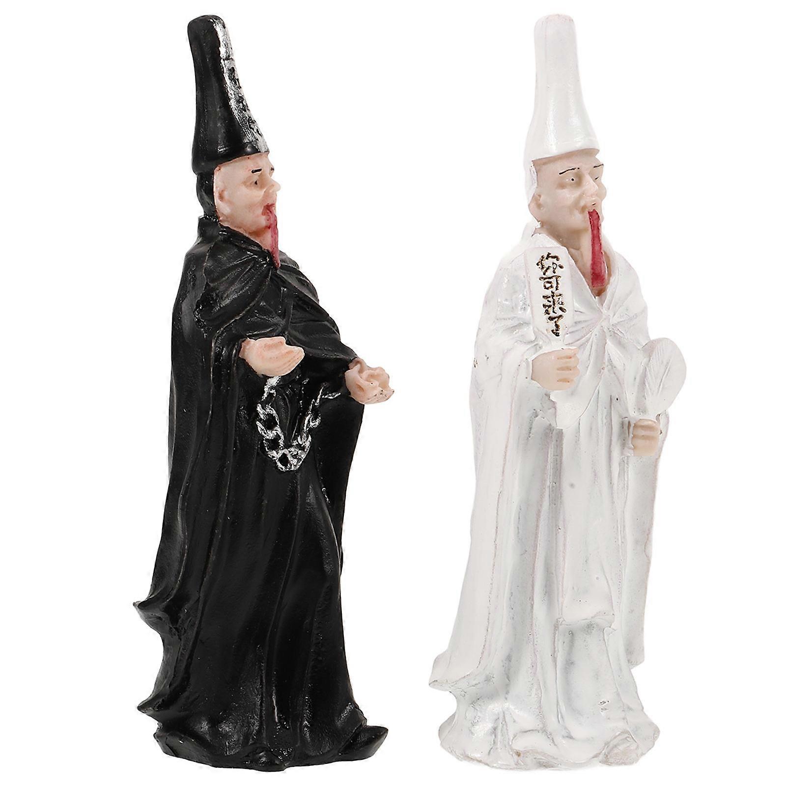 2pcs Creepy Figures for Sand Tray – Unique Mythical Ornaments for Craft, Decoration, Therapy & Play Settings