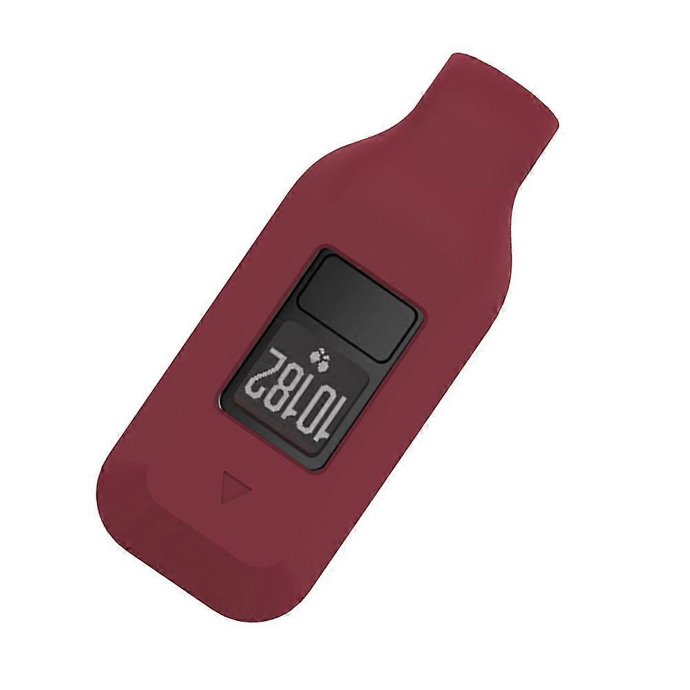 Silicone Watch Case for Protection Compatible with Garmin Vivofit3 Red Antiscratch and Dropresistant