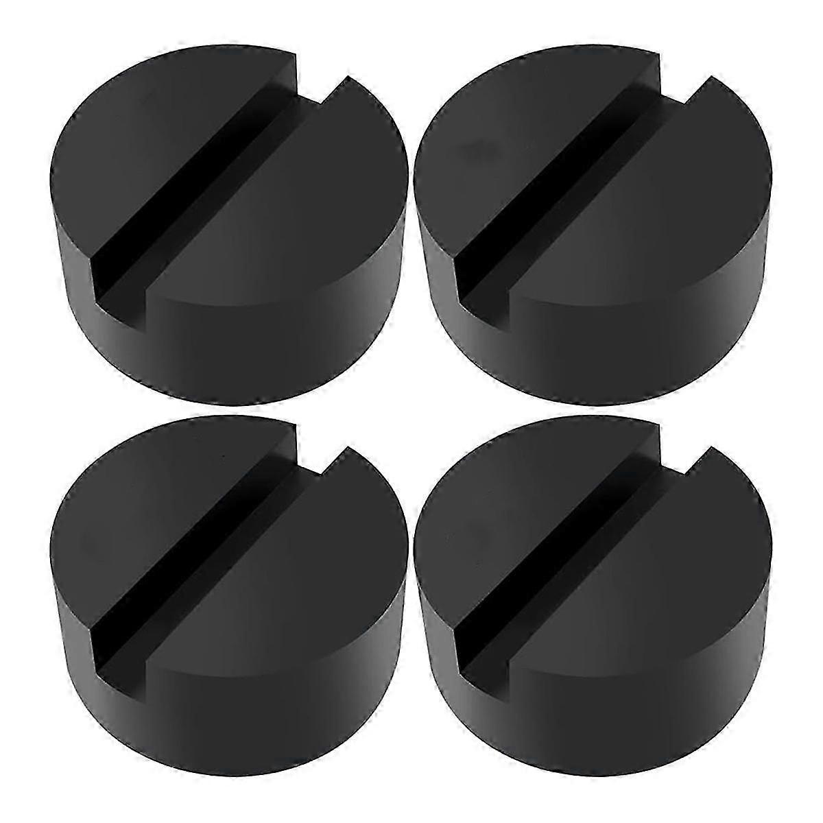 4Pcs Rubber Jack Pad, Slotted for Floor Jack, Car Protection