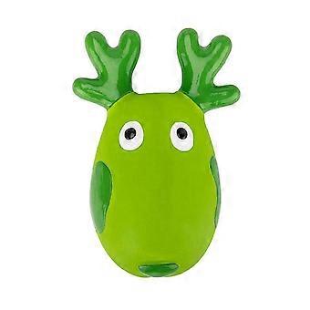 2025 Dog Chew Toy Resistente a mordidas Limpeza Dentes Látex macio forma de veado pequeno médio grande cachorro filhote de cachorro