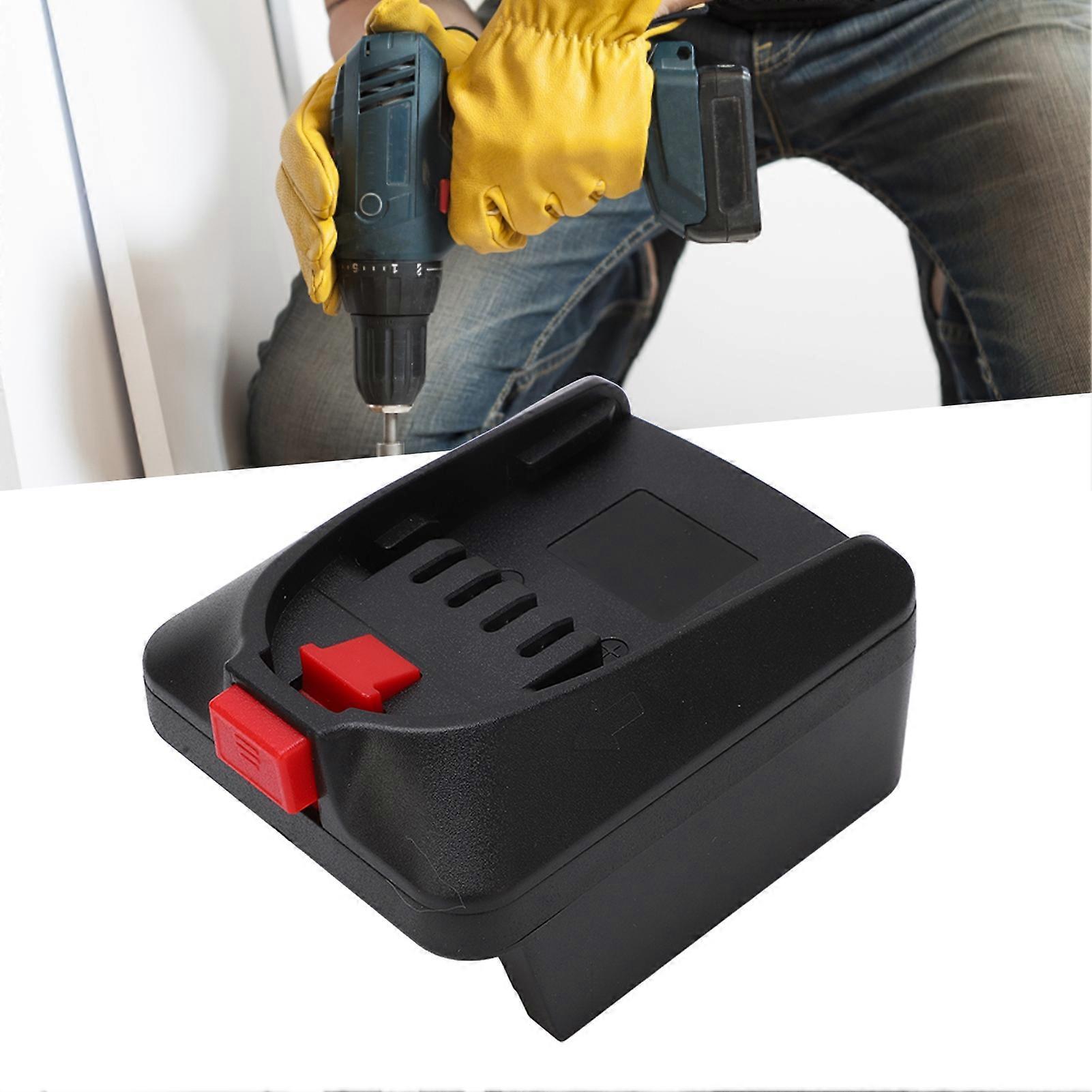 Battery Adapter ABS Non Shaking No Burr Lithium Battery Converter for M18 to for Bosch 18V 