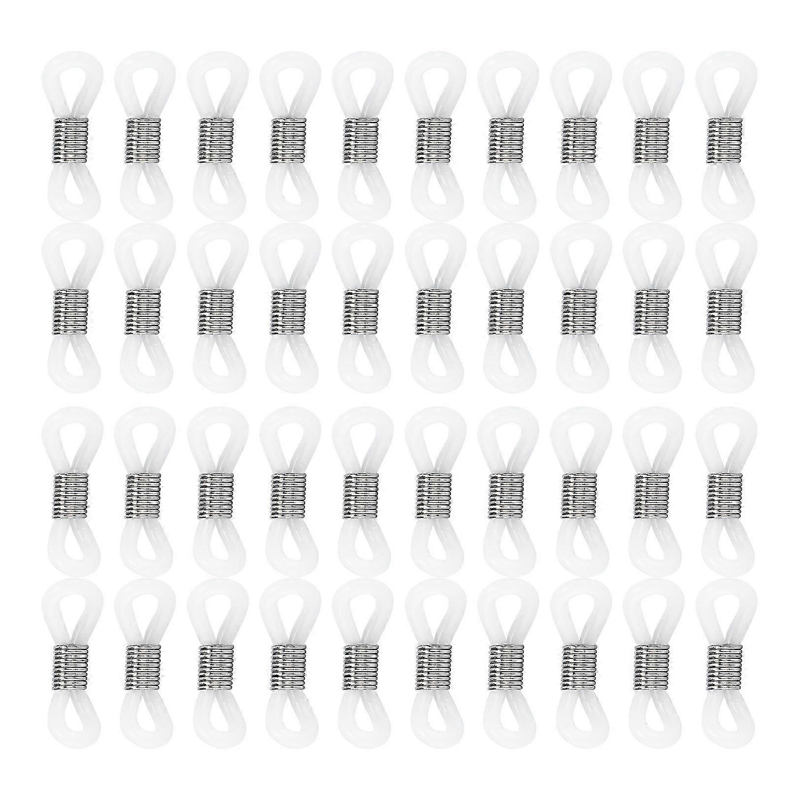40Pcs Eyeglass Chain Ends Adjustable Comfortable Durable Holder Chain for Eyeglass Sunglasses