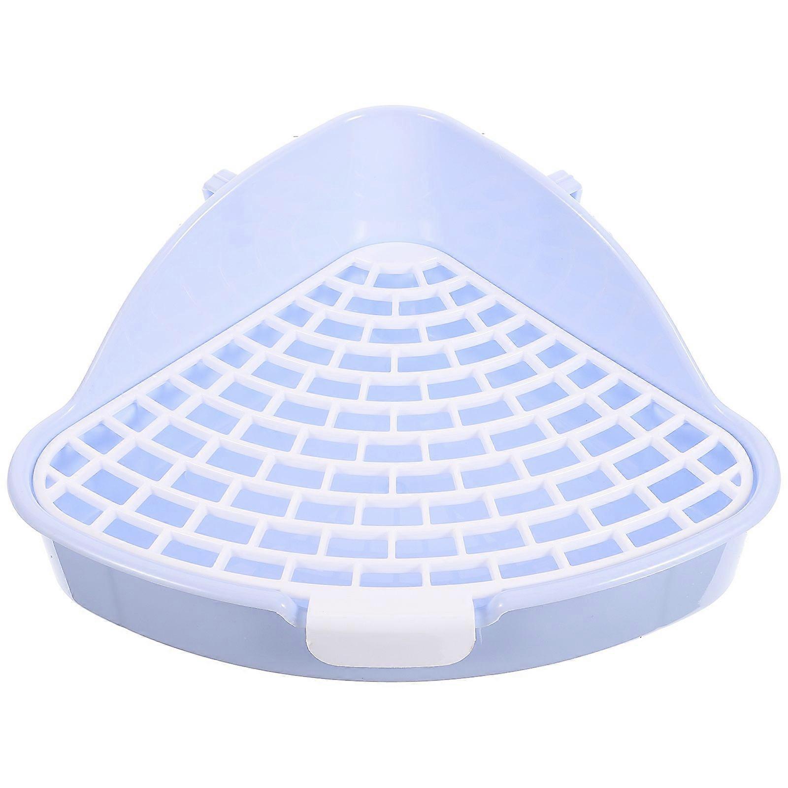 Rabbit Litter Box Bunny Triangle Potty Trainer Corner Plastic Litter Box