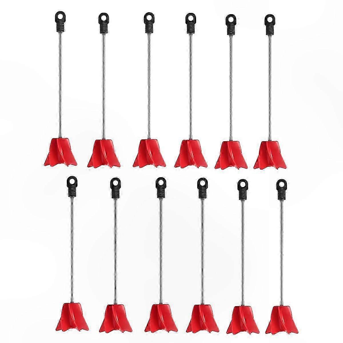 12-Pack Helix Drill Mixers, 11-Inch Paint and Epoxy Stirring Tools for Drills