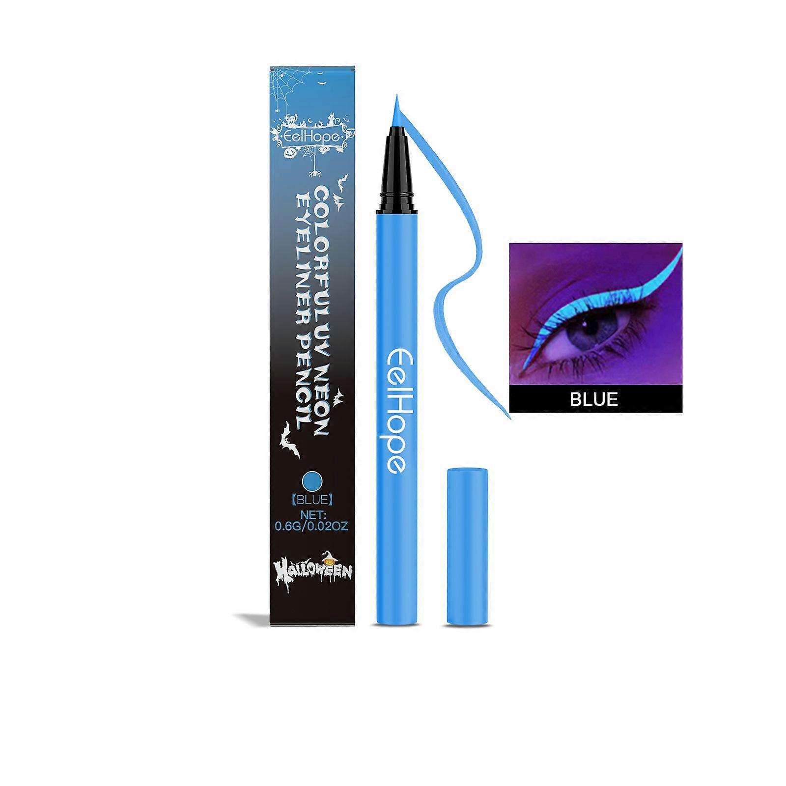 Halloween neon UV liquid eyeliner Charming eyeliner is silky smooth and quick-drying, long-lasting and does not come off