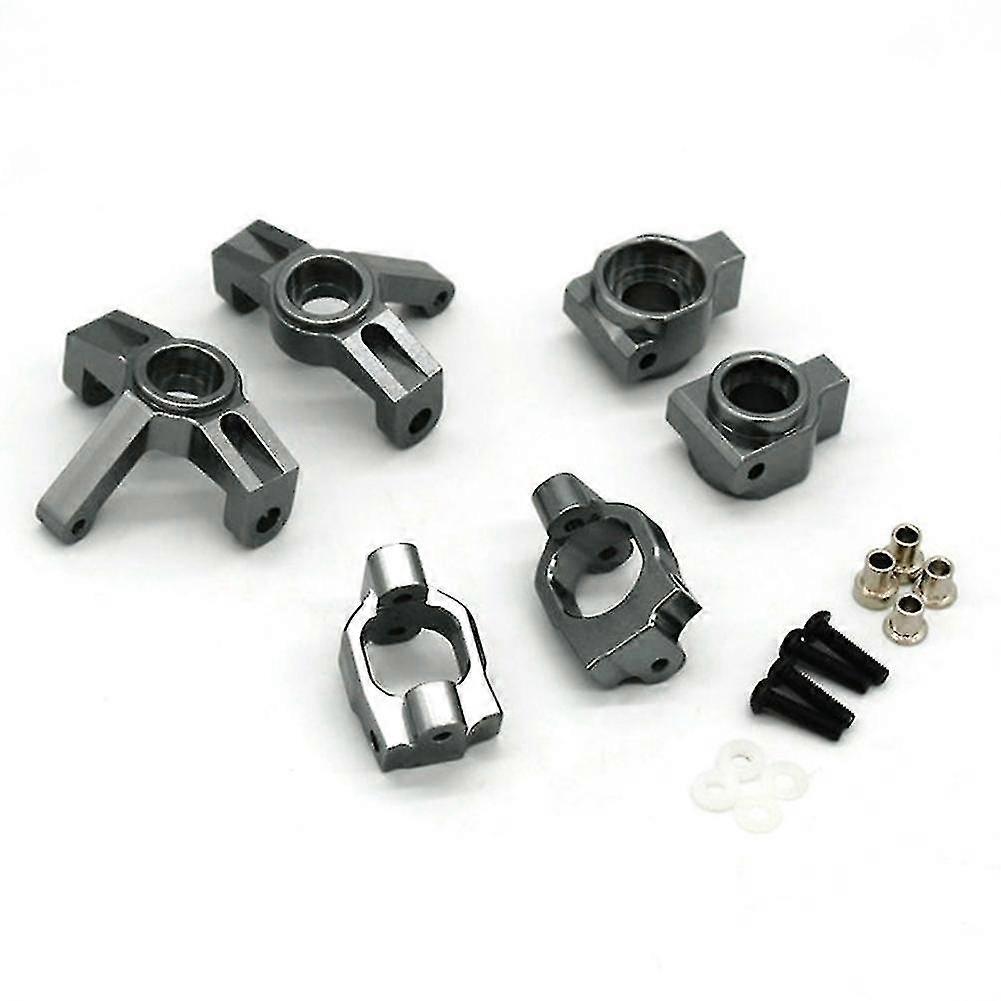 Set di blocchi sterzo in metallo per mozzi posteriori con mozzi a C per aggiornamenti di auto RC - Compatibile con i modelli 104072, 104001, 104002 1/10