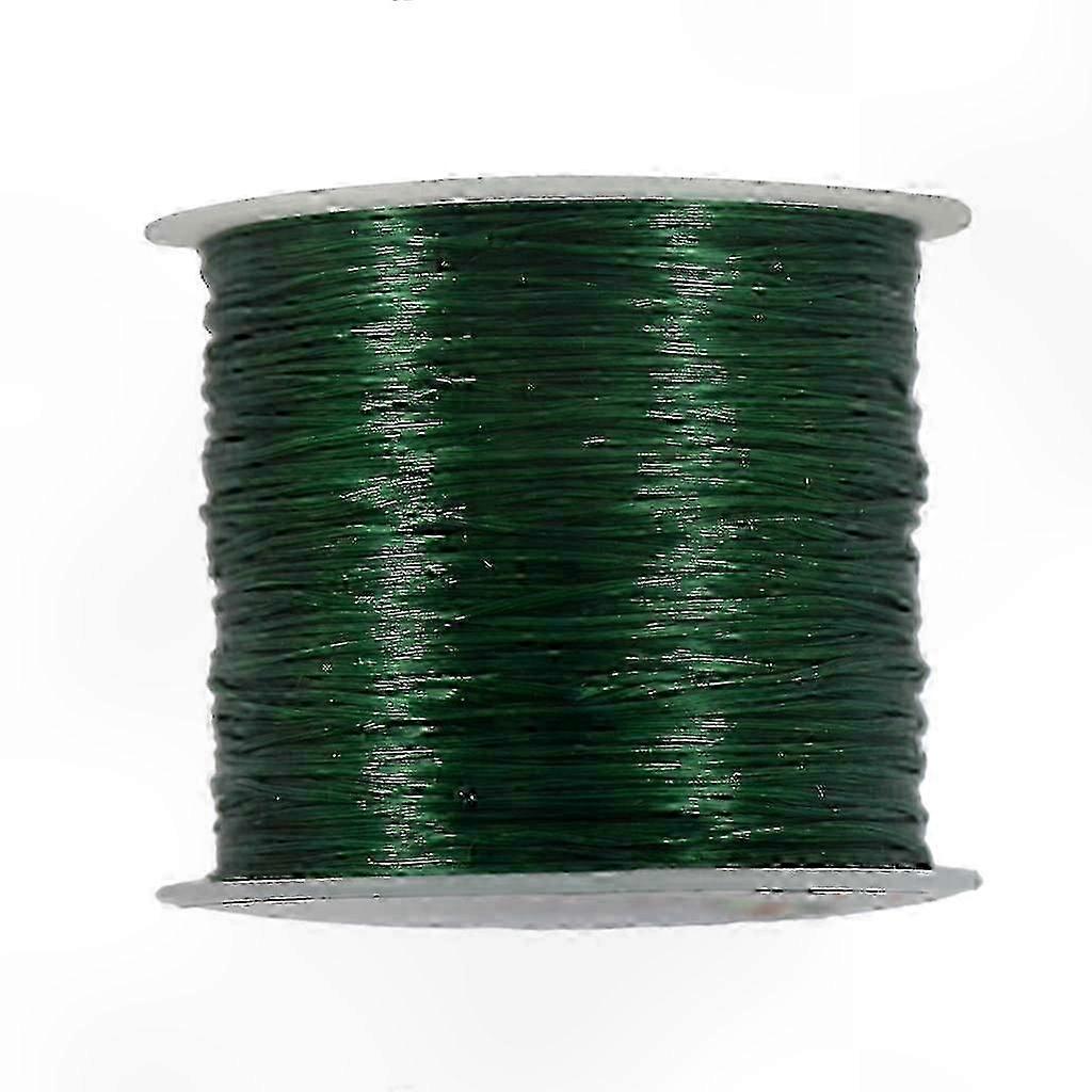 50 Yards Stretch Polyester Crystal String Cord Roll for Jewelry Making DIY Black