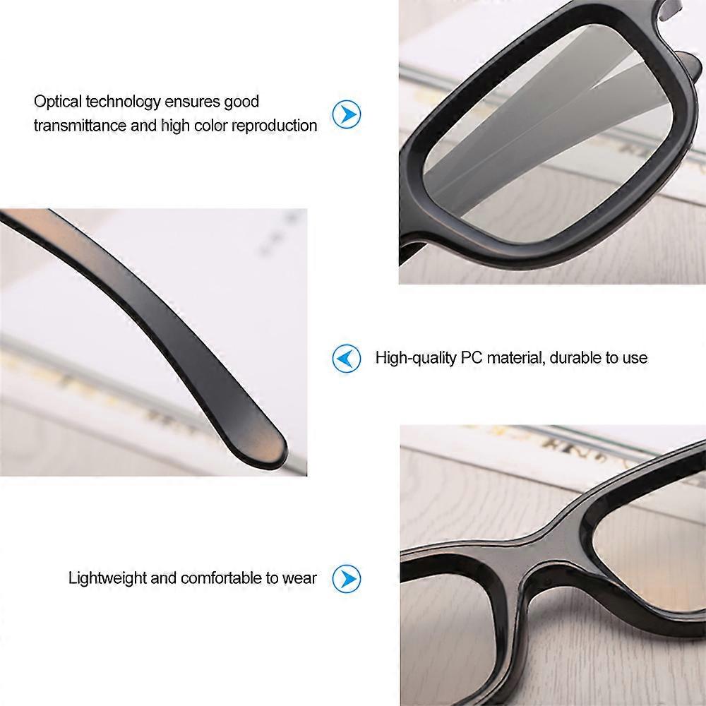 VQ163R Polarized Passive 3D Glasses for 3D TV Real 3D Cinemas for Sony Panasonic