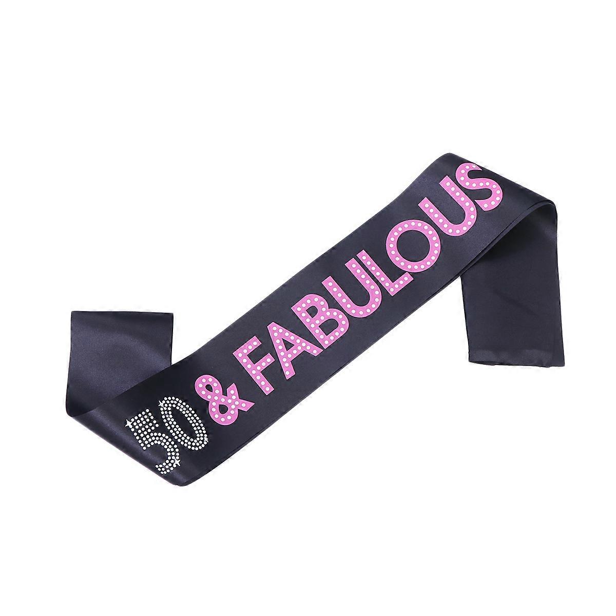 Birthday Party Etiquette Belt for Birthday Attendees Girls Multi Color Strap with 4Set