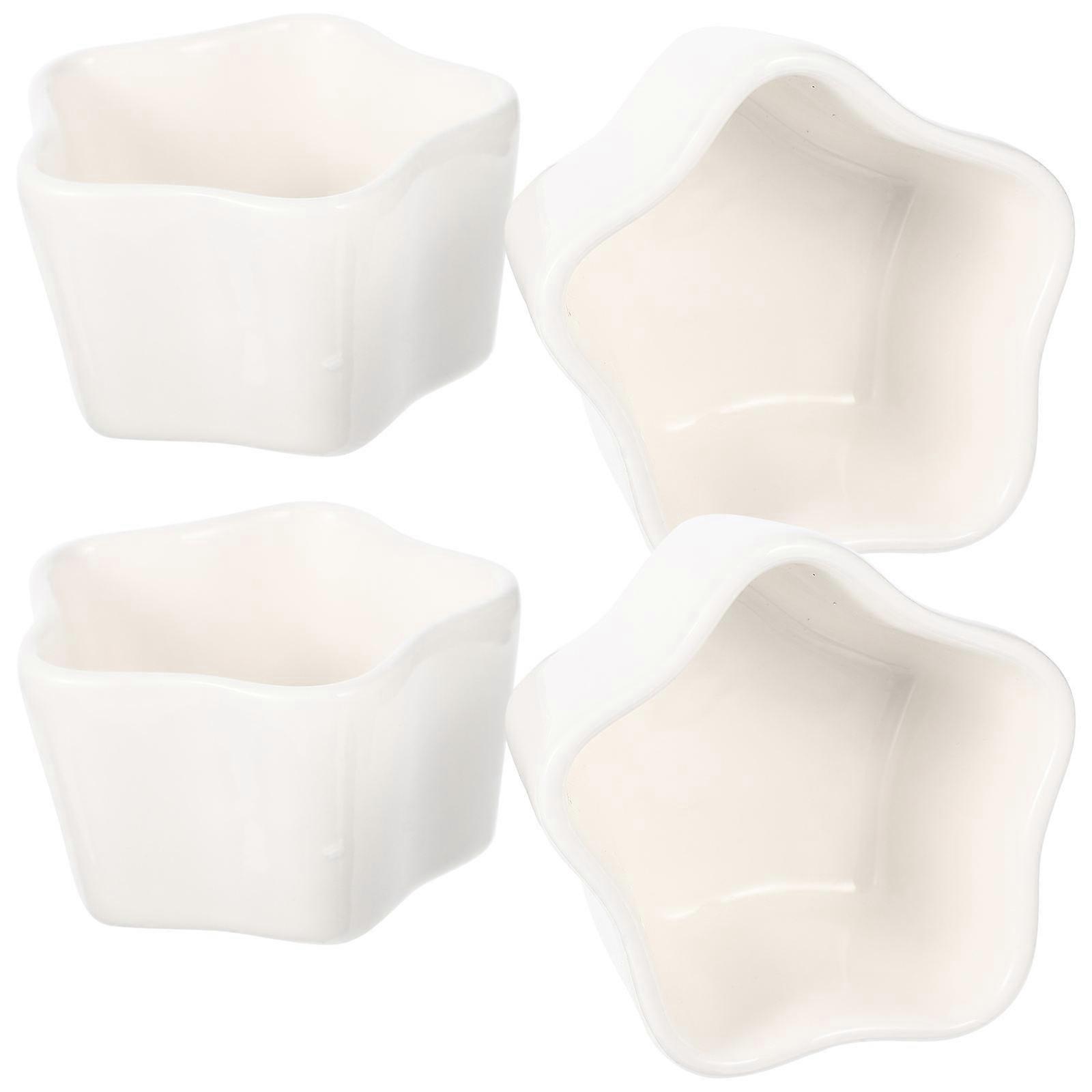 Small Dipping Bowls Shape Home Hotel Material 4Pcs