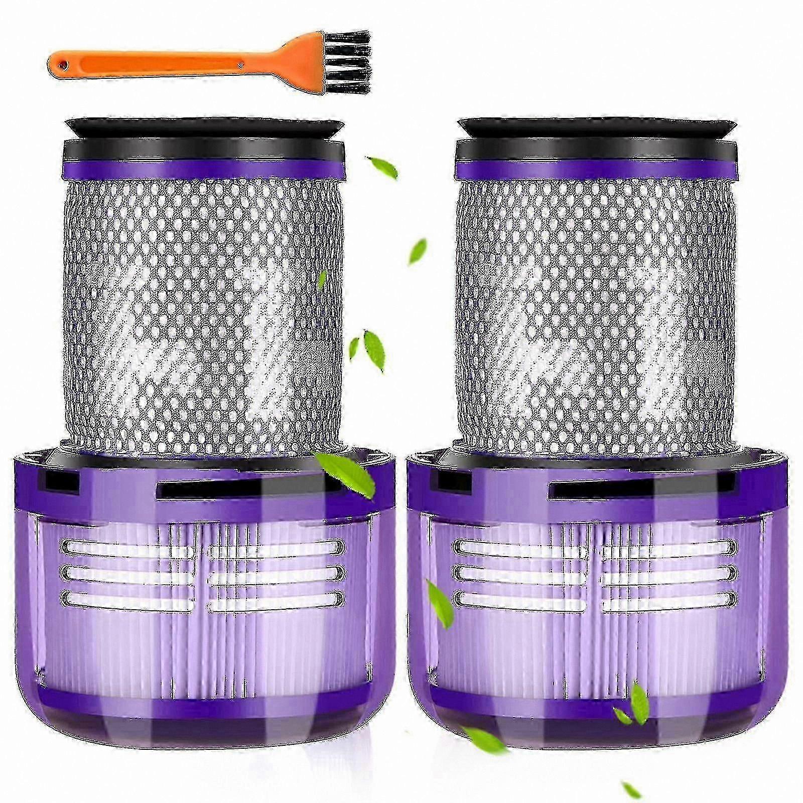 2-Pack Replacement HEPA Filters for Slim Vacuum Cleaner with Washable Accessory