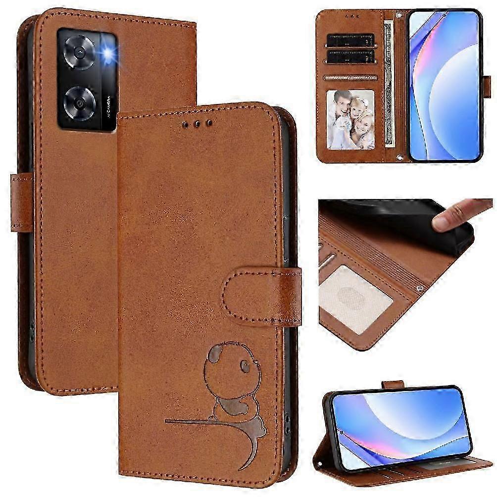 RFID Blocking PU Leather Flip Case with Card Slots, Kickstand & Mag...