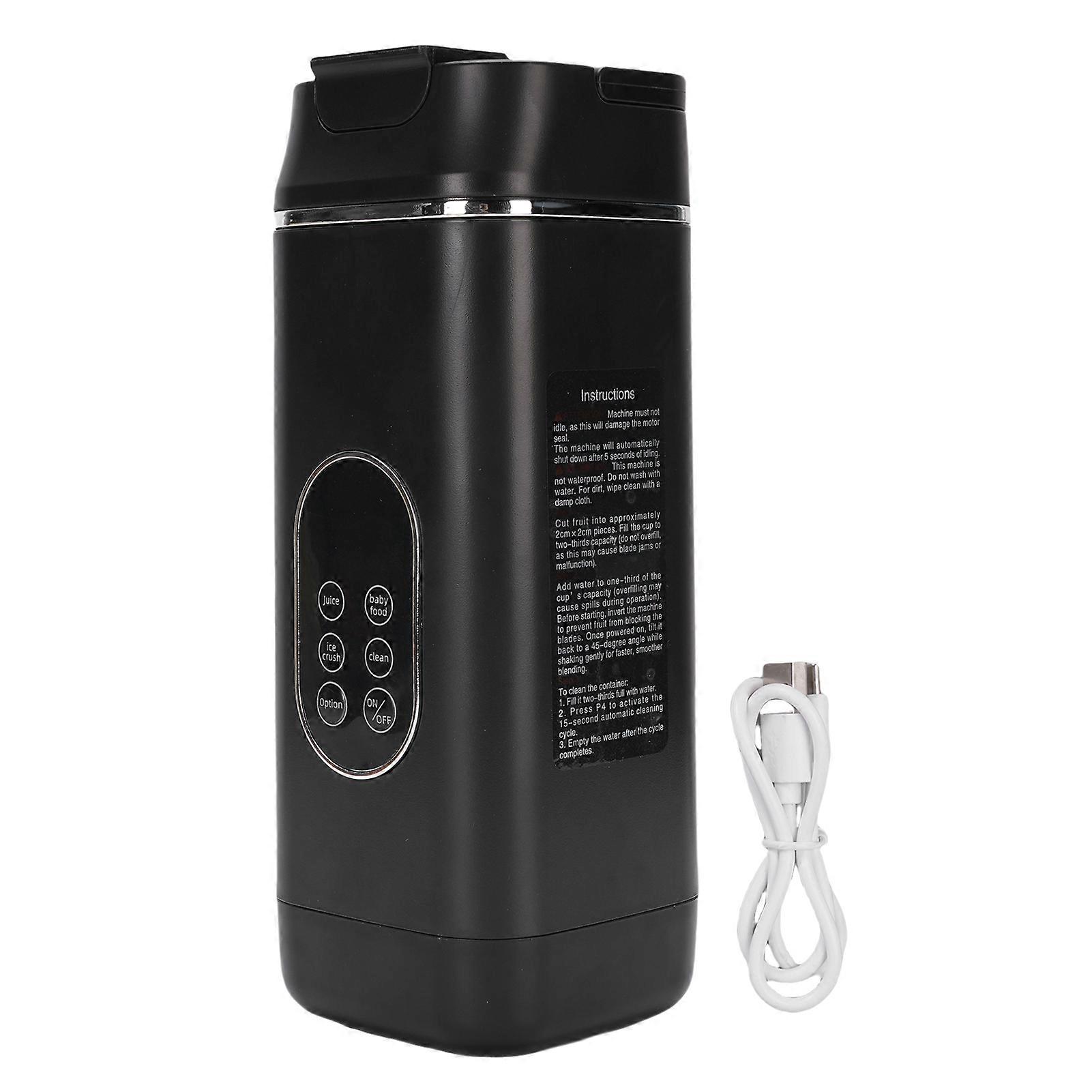 Portable Blender 12 Blade USB Charging Digital Display Smoothie Maker Travel Blender