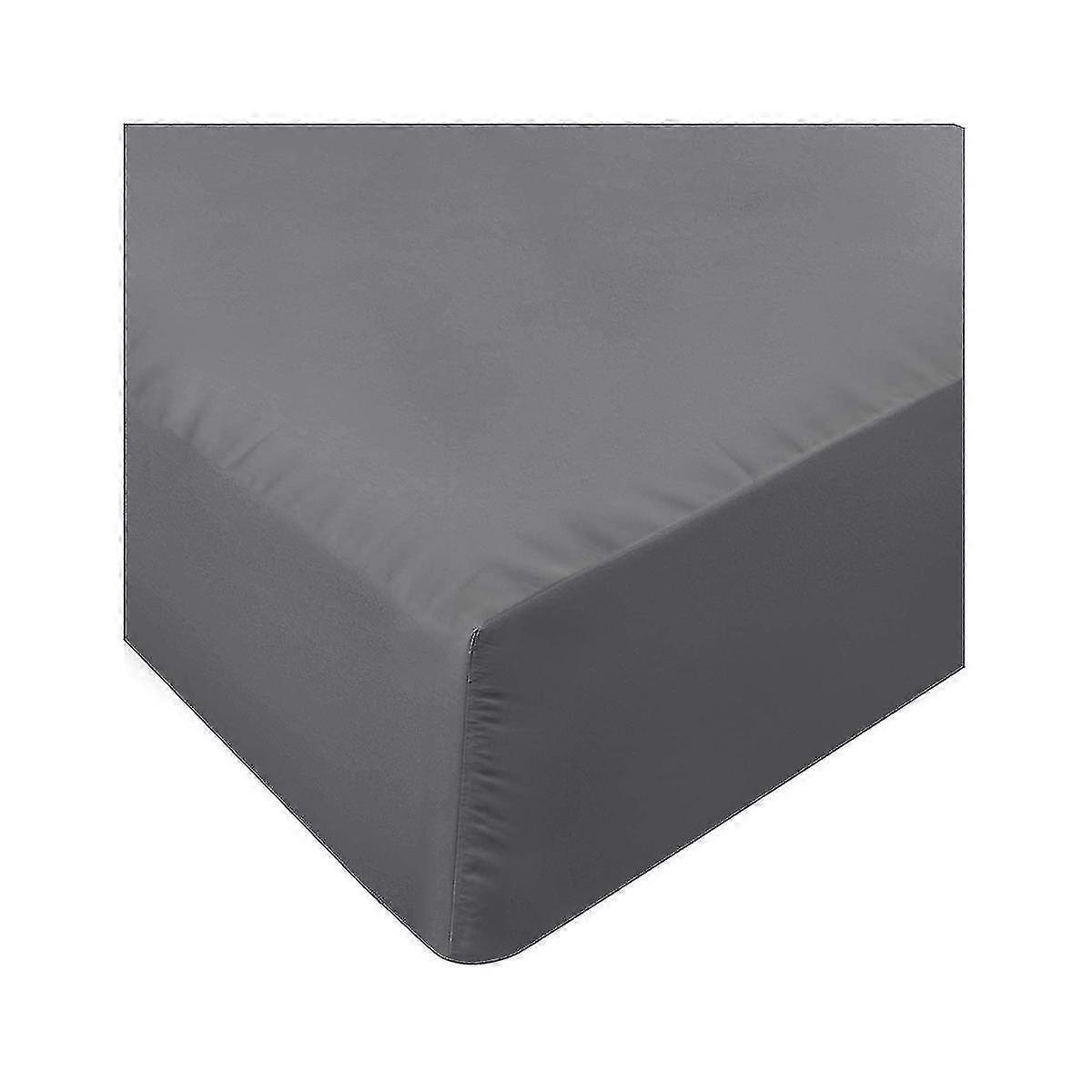 Bed skirt, 200x220cm, plush microfiber, shrink-proof and fade-resistant