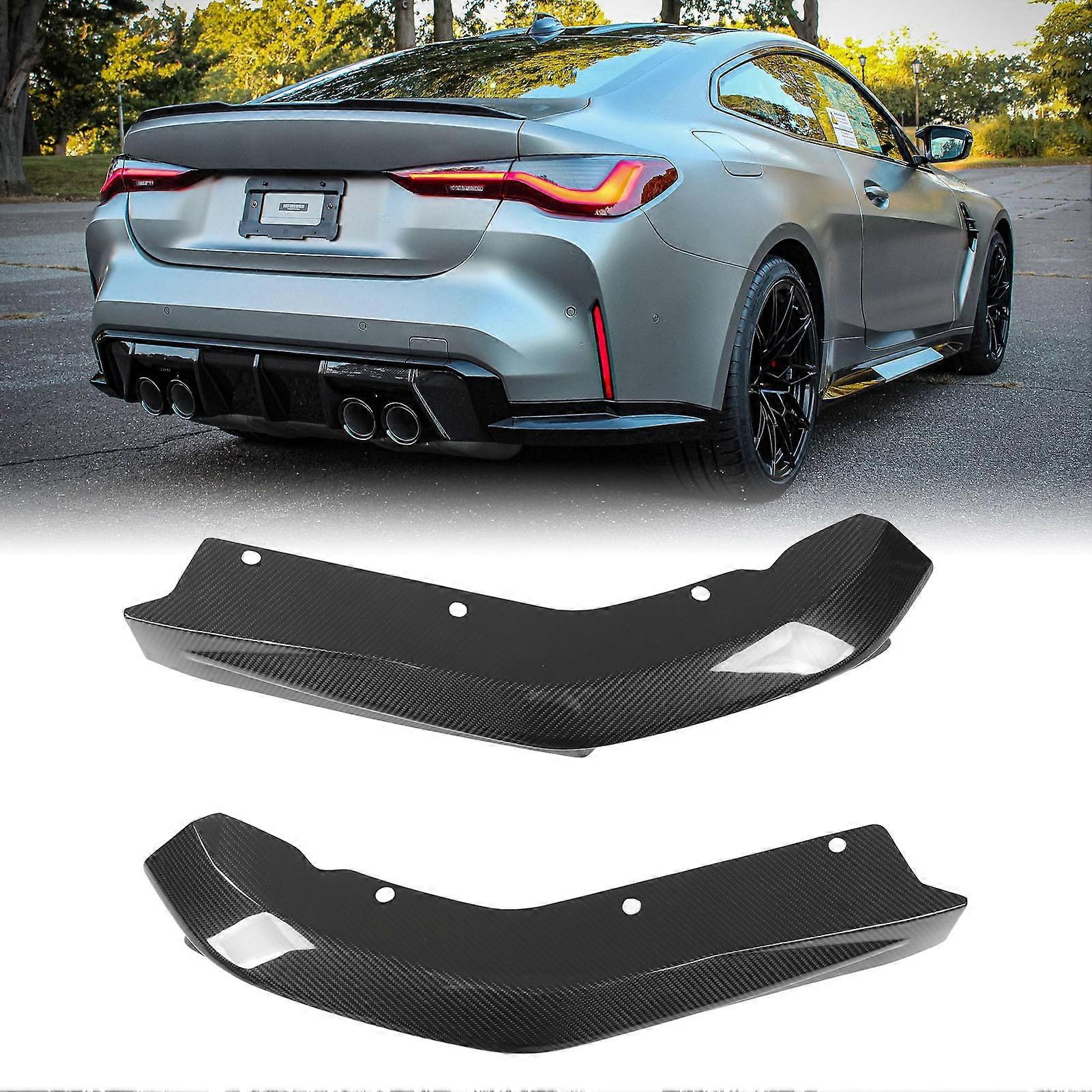 2PCS Carbon Fiber Rear Bumper Diffuser Lip Splitter for M3 M4 G80 G82