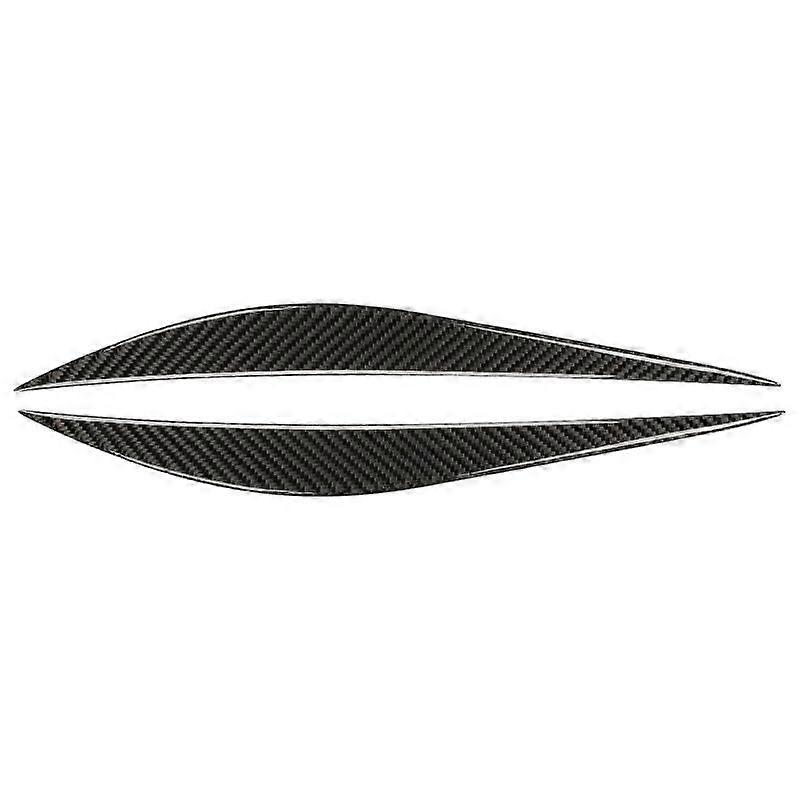 Carbon Fiber Car Front Headlight Eyebrows Sticker Decoration Accessories for - 3 Series F30 320I 32