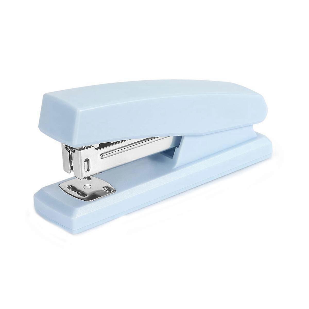 Agrafeuse, agrafeuse de bureau, agrafeuse pour bureau agrafeuses portables durables (bleu)