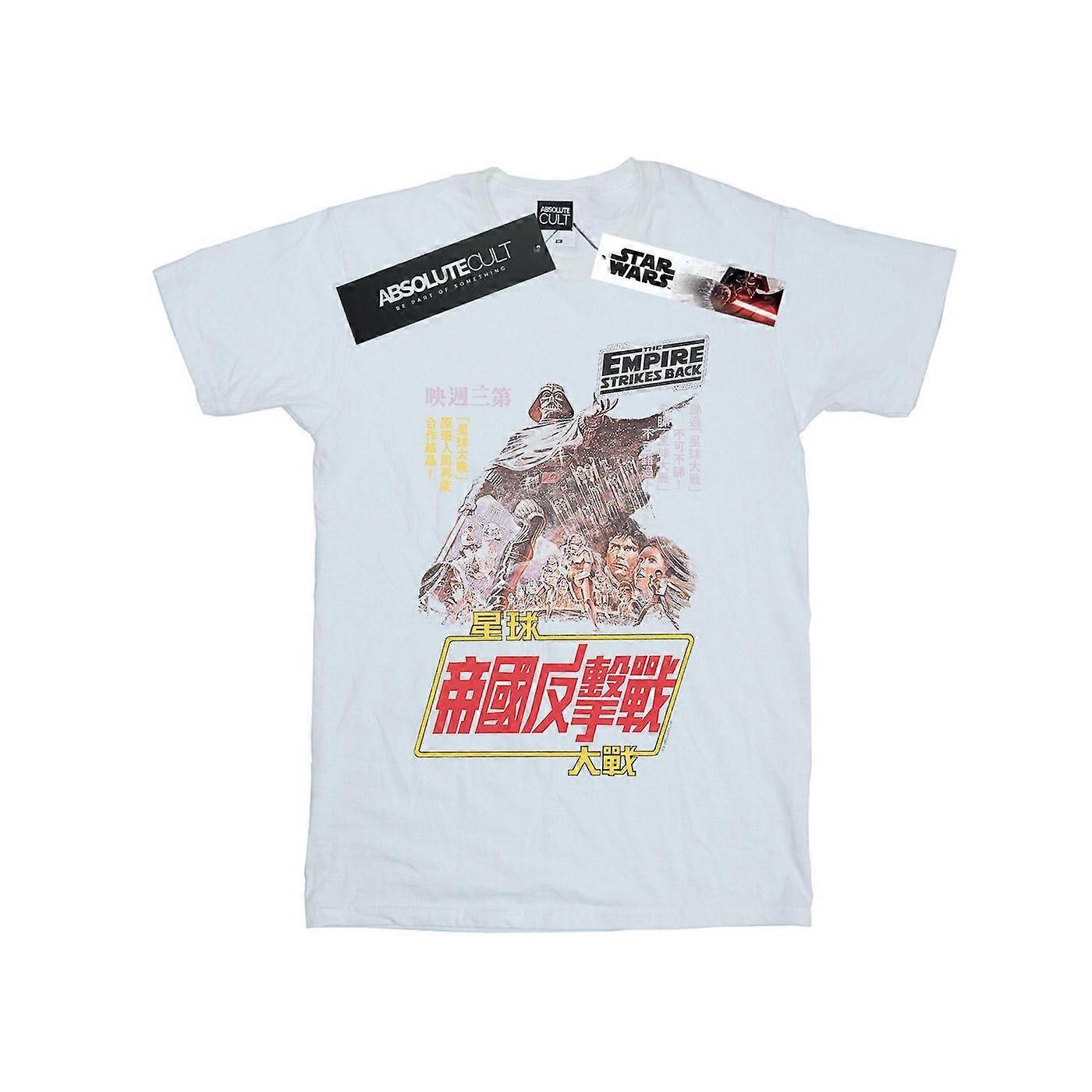 Gwiezdne Wojny Męskie Imperium Kontratakuje Airbrush Kanji Plakat T-shirt