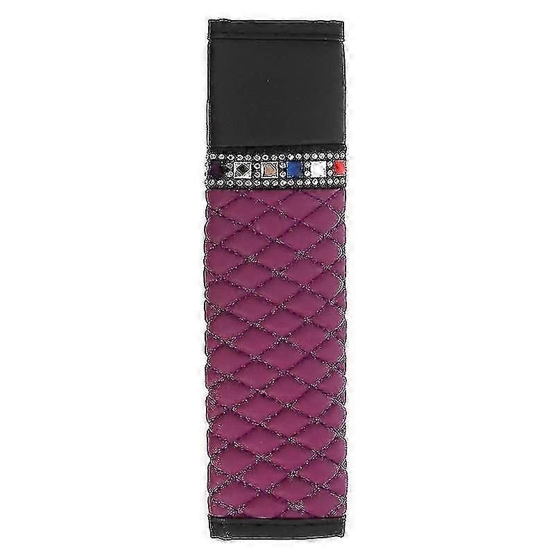 23X6.5cm Purple Vehicle Seat Belt Straps 1pc Shiny Car Seat Belt Shoulder Pad Safety Strap Cover Sea