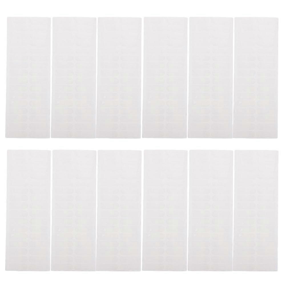 Transparent PVC Sealing Stickers for Decor Simple Practical Gift Box Packing Labels 2 Rolls