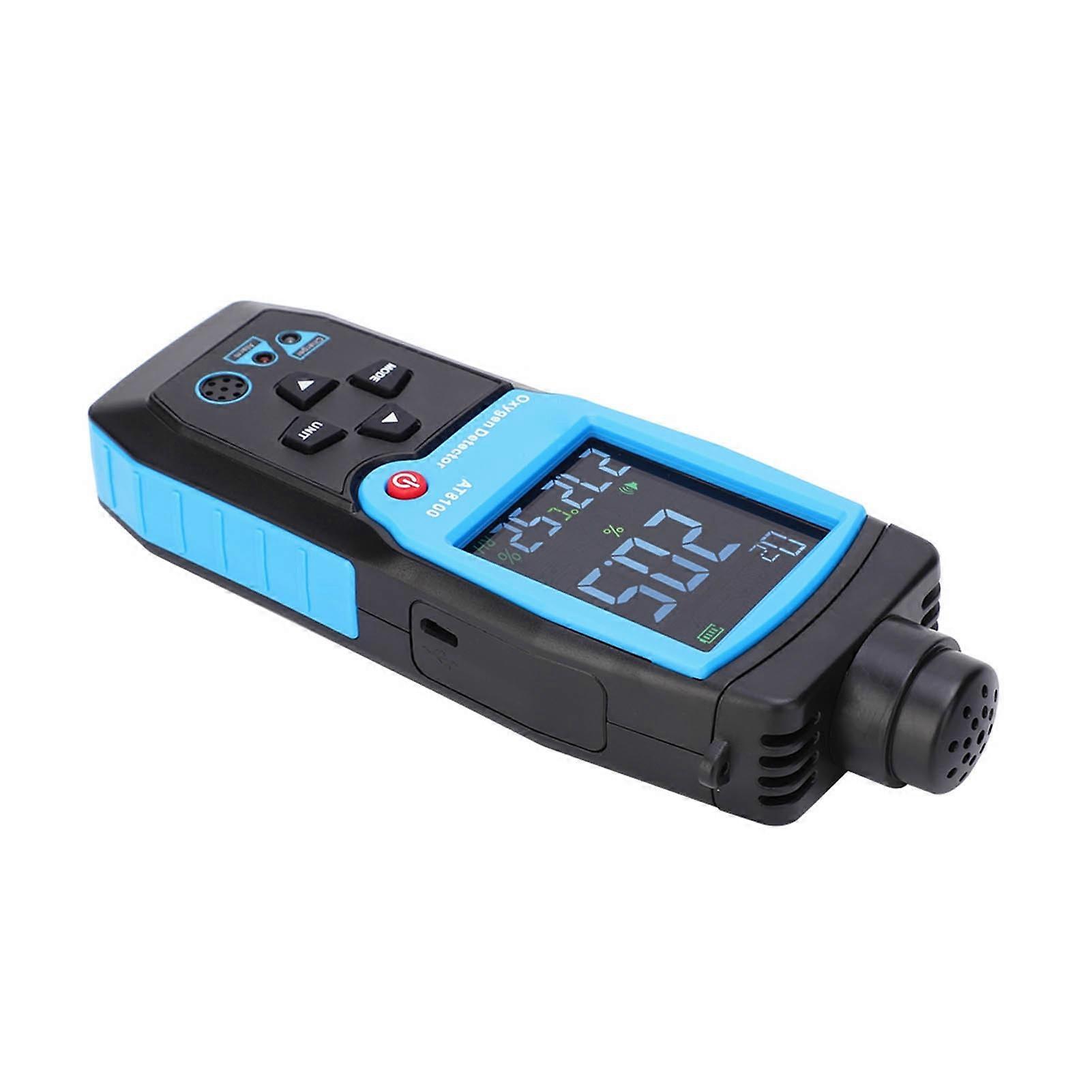 AT8100 High Accuracy Handheld Oxygen Detector 0-25% Range