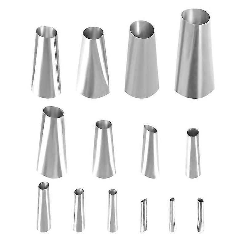 For 14 Pcs Caulking Tools Caulk Nozzle Applicator Caulking Epoxy Piston Nozzle Accessories Silicone