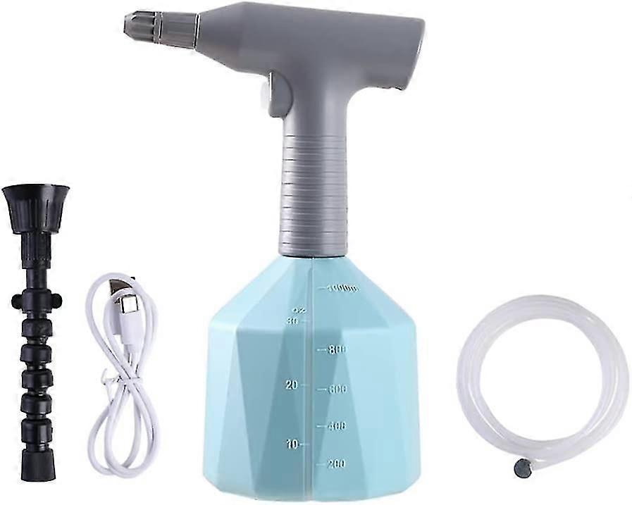 Electric Plants Watering Can, USB Charging Automatic Watering Sprayer, with Blue