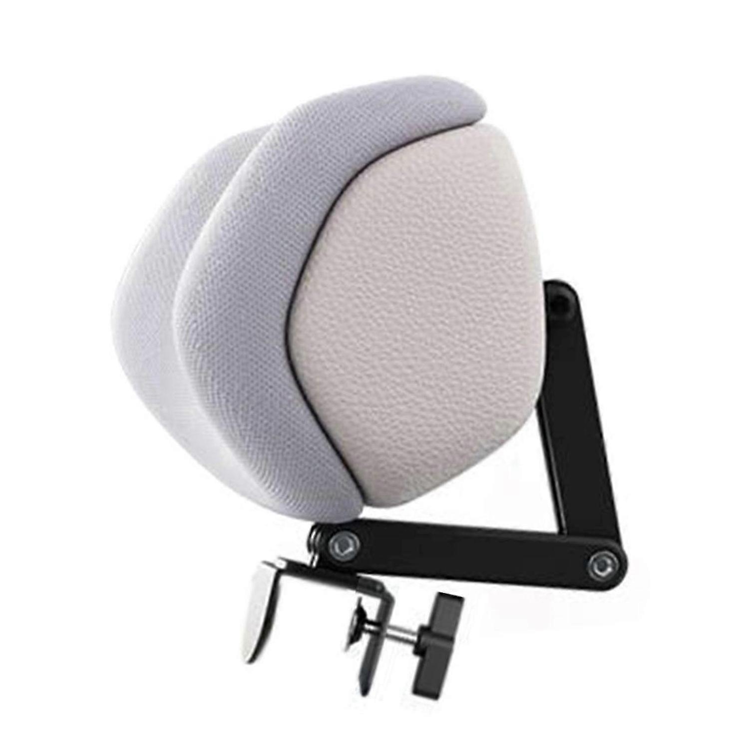 Adjustable Memory Foam Headrest-Ergonomic Neck Support Pillow with Flexible Height and Angle