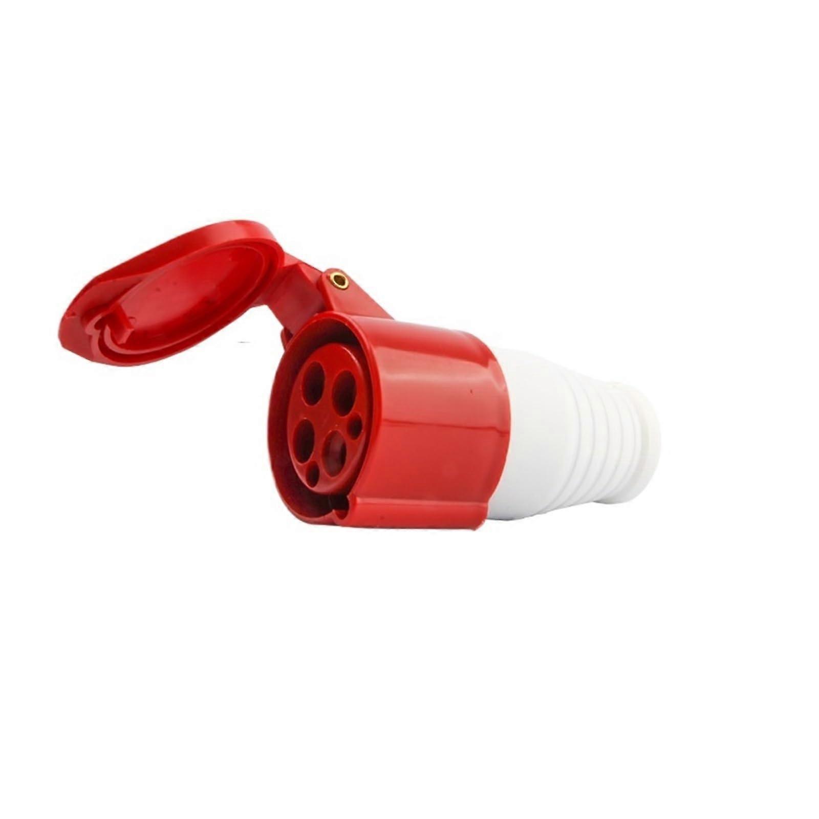 214 Fourcore 16A Connector Industrial Aviation Plug NonExplosionProof Socket ThreePhase Waterproof Construction Site