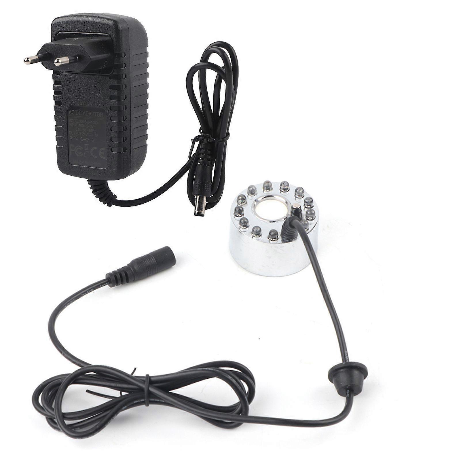 LED Colorful Aquarium Reptile Tank Mist Maker Lighting Humidifier Atomizer