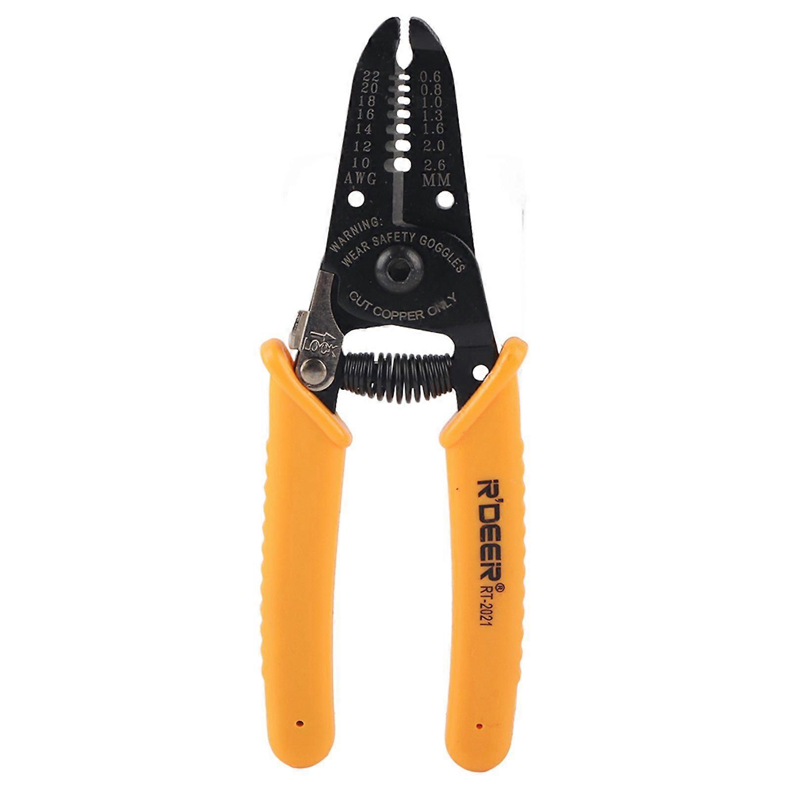 1pc Professional Wire Cable Stripper Cutter Wire Cutting Pliers Electrician Tool