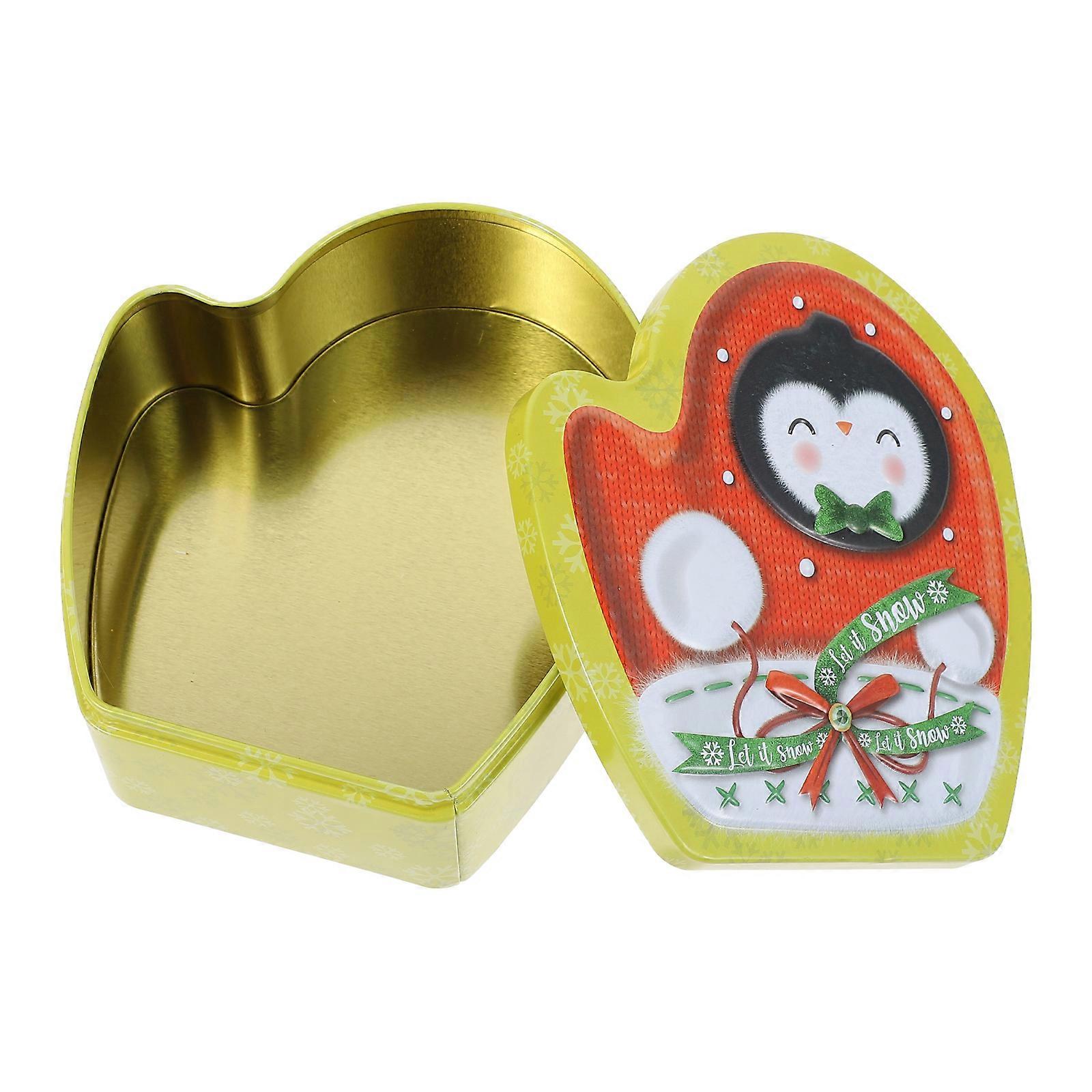 Christmas Candy Box Biscuit Container for Storage 1Pcs Xmas Gift Box