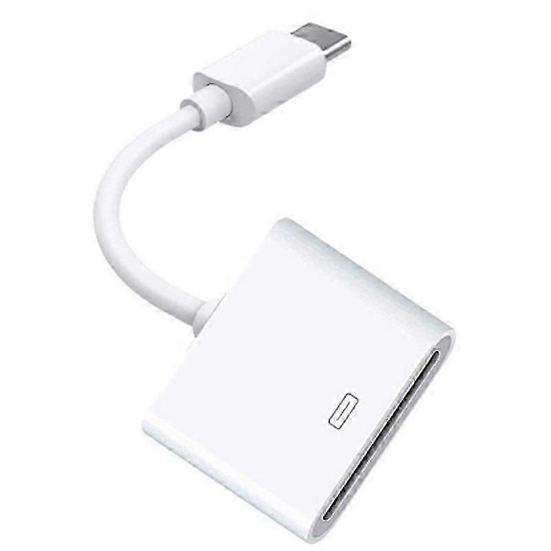2025 Apple 30pin Female to USB-C 3.1 Adapter Cable for Fast Charging and Data Sync