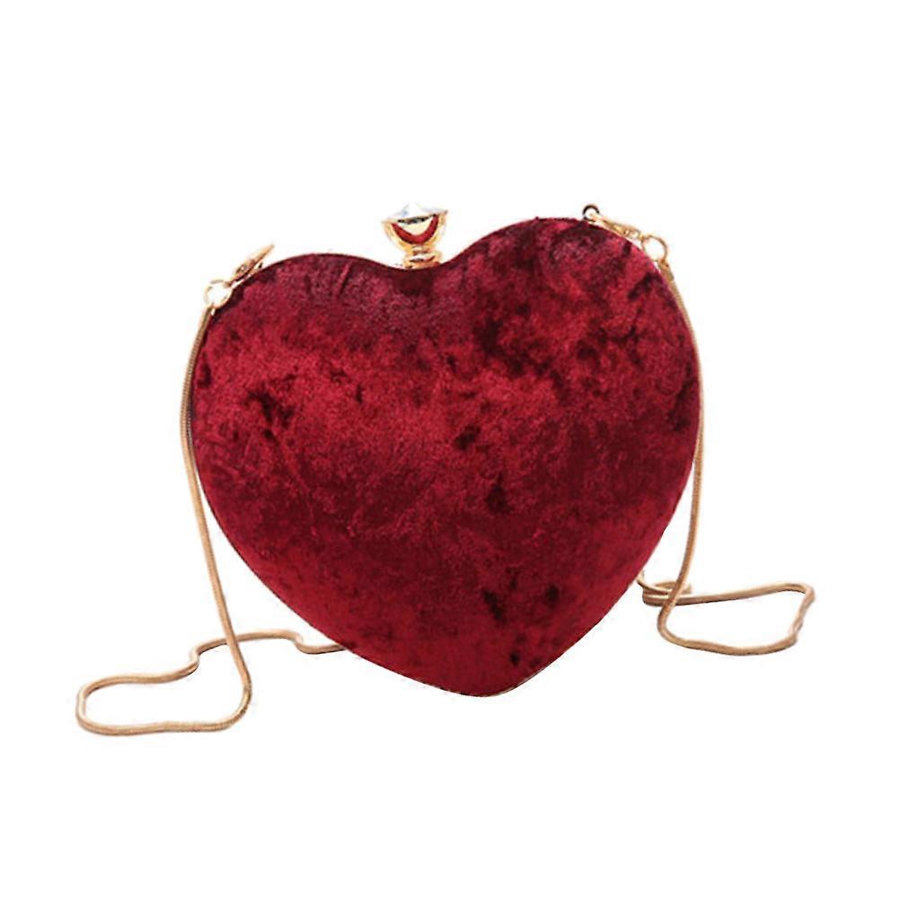 Woman Shoulder Bag with Chain for Women Use Heart Crossbody Bag