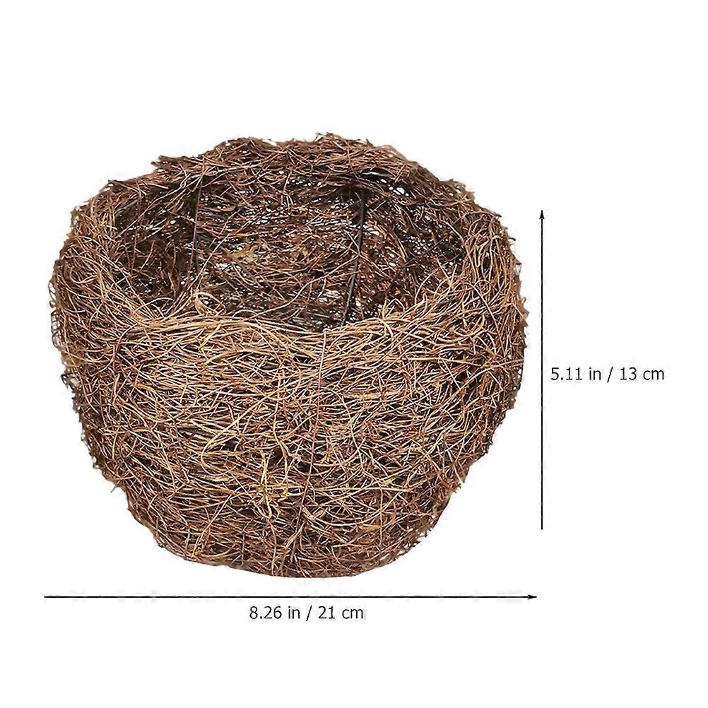 Garden Bird Nest Lampshade for Outdoor Lighting Featuring 2Pcs Lamp Covers
