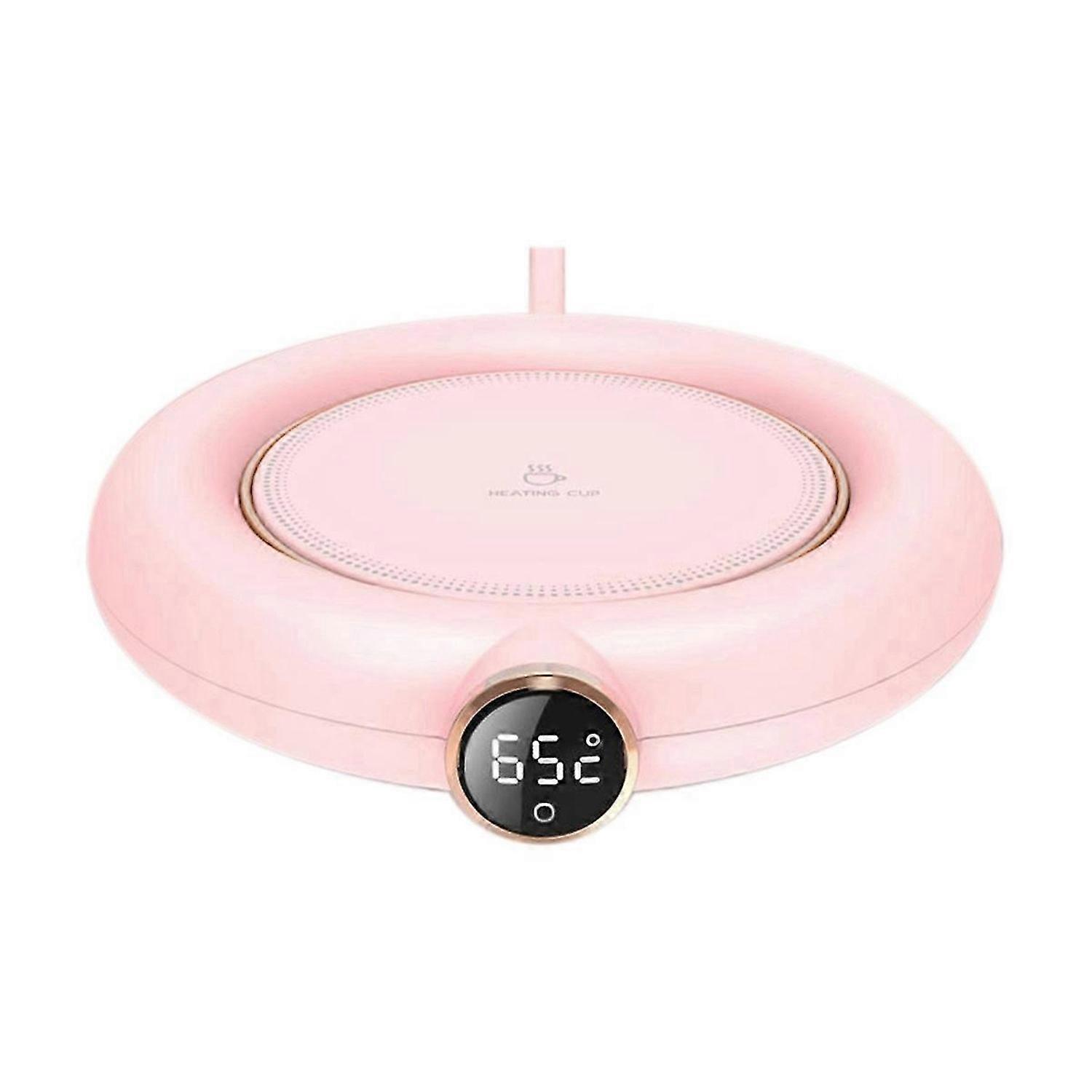 Coffee Mug Warmer for Desk with Auto Shut Off, 3 Temp Settings,Pink