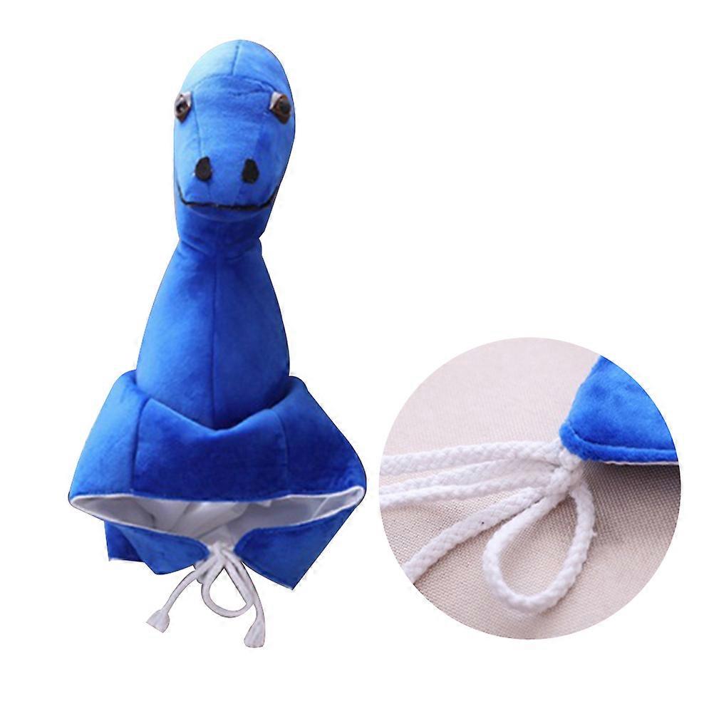 Funny Dinosaur Cap Plush Headwear for Wearing Use 3Pcs